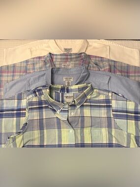 Cabin Creek VTG 90s Plaid Solid Button-Down Sleeveless Shirts Set of 4 Women 26W